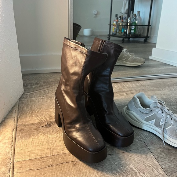 Zara platform boots - Picture 2 of 7